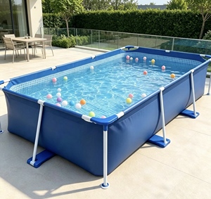 Piscina Elevada Plegable Multiusos, Portátil, de Doble Forma, para Niños y Adultos, para Recreación de Verano - Product Image 1