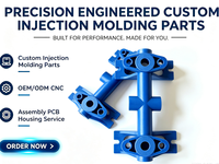 Service de moulage par injection plastique sur mesure et découpe, usinage CNC, pièces plastiques industrielles en PP, PVC, POM, ABS, Nylon, PA66