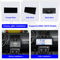 Autoradio MOOKAKA Qualcomm 15,8 pouces Android 15 pour Volkswagen Touran 2004 - 2015, lecteur DVD, système audio, GPS, unité centrale