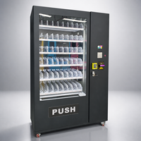 Distributeur automatique intelligent de cosmétiques, aliments, snacks, boissons, avec refroidissement, lecteur de cartes, SDK, code QR, monnayeur et gestion cloud