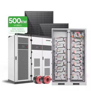 Hệ thống lưu trữ năng lượng mặt trời hoàn chỉnh lai 200kw-500kw công nghiệp bật/tắt kết nối lưới cho trang trại với loại pin LiFePO4 - Product Image 4