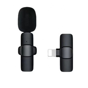 K8 Lapel <strong>Microphone</strong> Outdoor Live Broadcast Anchor Recording Equipment Lapel <strong>Microphone</strong> One Drag Two Wireless Lavalier Microph - Product Image 3