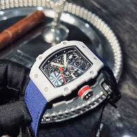 Nouvelle montre pour homme, style business décontracté, ultra-luxe, unique, avec mouvement automatique à tourbillon, étanche, RM 67-02