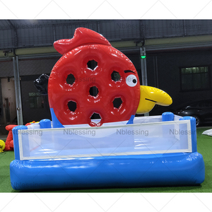 NB Team Building Big Throwing Birds <b>Inflatable</b> <b>Game</b> With PVC Material CE Certified 2-Person Capacity Team Building <b>Inflatable</b> - Product Image 3