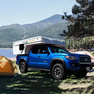 2022 New Kinlife Pop Up Camper Slide In Slide On Truck Bed Topper Camping For Sale