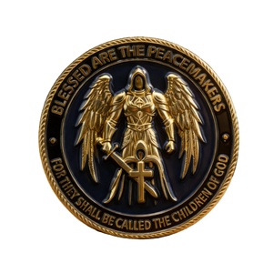 High Quality 3D Luxury Silver-Plated Letterpress Printing Challenge Coin 25mm 40mm Round Iron Metal Art Collectible for Charity