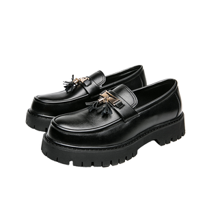 Zapatos de Diseño con Suela Gruesa de Microfibra Suave, Tallas 38-44, Color en Contraste, para Oficina y Trabajo, Transpirables, Antideslizantes, para Verano y Otoño - Product Image 1