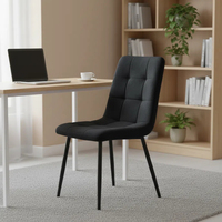 Chaise de salle à manger d'extérieur en velours rembourrée avec accoudoirs, empilable, écologique, durable, design moderne pour hôtel et usage domestique