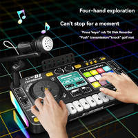 DJ Mixing Controller Multi-function DJ Player Children's Musical Instruments With Microphone Educational Toys