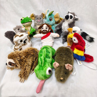 Peluche magnétique à porter à l'épaule : Jésus, Caméléon, Lézard, Lémur, Grenouille, Perroquet, Souris, Hibou – Cadeau