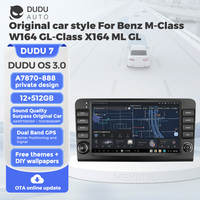 MEKEDE DUDU7 Android autoradio voiture-play auto écran tactile gps 8core style de voiture d'origine pour Benz classe M W164 classe GL X164 ML GL