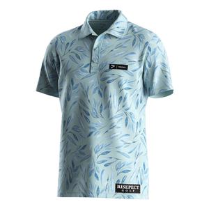Camiseta Casual de Manga Corta Sublimada OEM para Hombre, Camisas con Botones, Polo de Golf para Hombre, Poliéster de Secado Rápido - Product Image 1