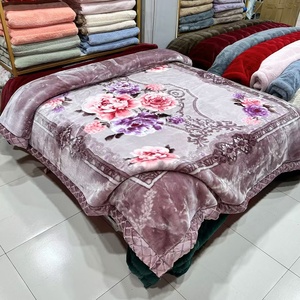 Couvertures Raschel en gros pour l'hiver, 5 kg, lit double, <span class=keywords><strong>taille</strong></span> king, 100% polyester, couvertures Raschel à sublimation, tricot doux - Product Image 3