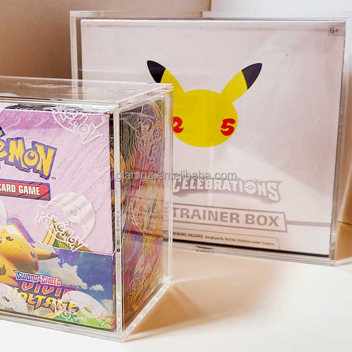 Sleeved Booster Case Acrylic Case For Pokmon Sleeved Booster Packs - Fully  Magnetic Closure, Clear Display Protection Pokmon Booster Pack Case