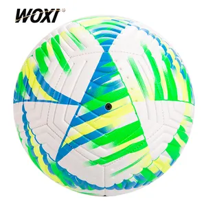Produk tren 2024 balon de foot PVC ukuran 5 sepak bola bola kustom