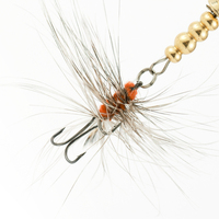 LUSHAZER Appâts de pêche Spinner Leurre Spinnerbait Hook Spoon Isca Artificial Metal Wobbler Leurre de pêche pour truite Bass