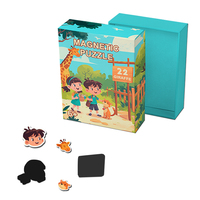 Casse-tête magnétique éducatif personnalisé pour enfants jouet en papier pour bricolage avec style magnétique assorti de caractères