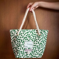 Bolsa de Mano Grande al por Mayor para Uso Diario, Logotipo Personalizado, Bolsa de Mano Ecológica, Lona Elegante para Mujer, Bolsa de Viaje
