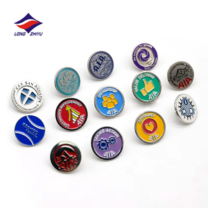 Longzhiyu фабрика изготовленный на заказ эмаль на булавке значок форма значков на булавке брошь в виде эмблемы - Product Image 1