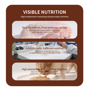 Cibo Umido Premium JOY PETS per <span class=keywords><strong>Gatti</strong></span>, Biologico, ad Alto Contenuto Proteico, 80g, Halal, Senza Cereali, Alimento Base Salutare - Product Image 4