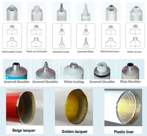 Fabrika saç bakımı balsamı için 120Ml Metal tüpler maske kaybı jel boya renk krem renk alüminyum boş tüp ambalaj 60 90 100 Ml