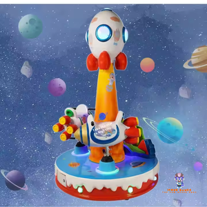 IFD Juegos que funcionan con monedas Popular Carrusel de fibra de vidrio Equipo de juego para niños Carrusel de <span class=keywords><strong>tres</strong></span> personas Juego de arcade para la venta - Product Image 5