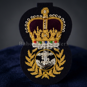 BADGE D'OFFICIERS DE LA MARINE ROYALE BRODÉ À LA MAIN - Product Image 3