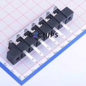 KF58HM-10.0-6P Barrier Terminal Block Through hole Component (THT),P=10mm Connector With Cover Plate 10mm 1x6P Straight Pin - Product Image 2