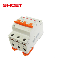 Interruptores de Circuito en Miniatura Eléctricos OEM de Fábrica AC MCB 1P 2P 3P 4P 1A 2A 3A 4A 5A 6A 10A 16A 20A 25A 32A 40A 50A 63A SHCET