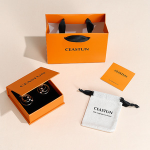 Caja <span class=keywords><strong>de</strong></span> Joyería con Logotipo Personalizado, <span class=keywords><strong>de</strong></span> Alta Gama, Viral, en Oferta, para Empaque <span class=keywords><strong>de</strong></span> Accesorios <span class=keywords><strong>de</strong></span> Lujo, Muestras Gratis Disponibles - Product Image 4