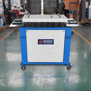 Nueva Máquina de Bloqueo de Motor Bason SA-12C de 1.5kW, Máquina Automática para Conductos Cuadrados, Máquina de Fabricación de Cuellos de Acero, Máquina de Conformado de Cuellos Pittsburgh para <span class=keywords><strong>HVAC</strong></span> - Product Image 6