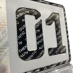 Aangepaste Europese Unie Reliëf Uk Reflecterende Decoratieve Kentekenplaat Met Rfid Bevestigd - Product Image 5