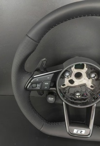 พวงมาลัยสไตล์ R-Line สำหรับ Audi A3 A4 A5 A6 S3 <span class=keywords><strong>S4</strong></span> S5 Q3 Q5 Q7 TT B9 8V <span class=keywords><strong>8W</strong></span> - Product Image 5