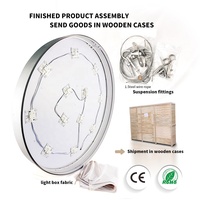 2024 nouvelle forme personnalisation led tissu aluminium sans cadre led rétro-éclairé boîte à lumière tissu soft box éclairage kit fabricant