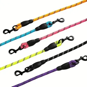 Custom LOGO Reflective Slip Lead Dog Leash For Puppy Small Dogs Training And Walking