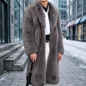 Autumn/Winter New Men's Waterproof Reversible <b>Coat</b>-Thick Large Size Casual Outdoor Parka - Product Image 3