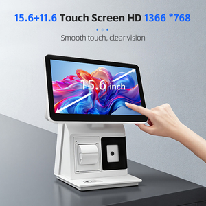 Caja Registradora con Pantalla Táctil Capacitiva Dual de 15.6 Pulgadas + 11.6 Pulgadas, Android 11.0, con Funciones de Escaneo e Impresión - Product Image 5