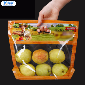 Bolsa de Embalaje Transparente de PE con Cierre, Duradera <span class=keywords><strong>y</strong></span> Autosellable, para Frutas como Uvas, Cerezas, Plátanos, Manzanas <span class=keywords><strong>y</strong></span> Naranjas - Product Image 6