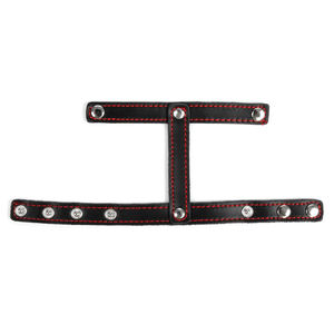 Cincin <span class=keywords><strong>Penis</strong></span> Kulit SM untuk Pria, Cincin <span class=keywords><strong>Penis</strong></span> yang Dapat Disesuaikan, Tali Pengikat JJ, Pemisah Skrotum, Cincin <span class=keywords><strong>Penis</strong></span> - Product Image 1