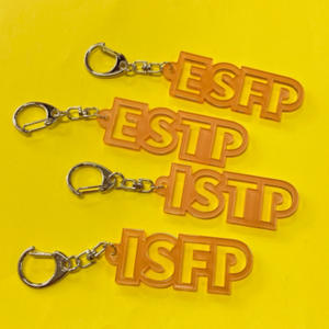 MBTI16 Type <span class=keywords><strong>Personnalité</strong></span> Porte-clés Pendentif Lettre Acrylique I Person E Person Sac à Dos Pendentif - Product Image 3