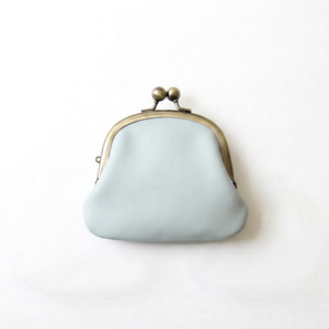 Mini porte-monnaie unisexe en cuir véritable avec sangle détachable, mécanisme d'ouverture rapide et sans fermeture éclair - Product Image 1
