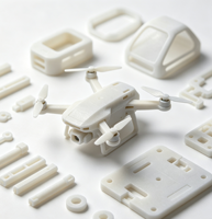 Échantillon de prototype de drone UAV imprimé en 3D, pièces en plastique personnalisées en nylon SLS, prototypage rapide, service de fabrication OEM