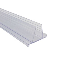 Étagère transparente en plastique pour supermarché Étagère en PVC Prix Talker Data Strips Étagère en bois Prix Porte-étiquette