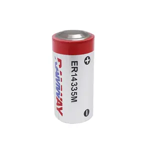 סוללה lisocl2 סוללה 1350mah er14335m 2/3aa 3.6v סוללה ראשית סוללה עבור iot