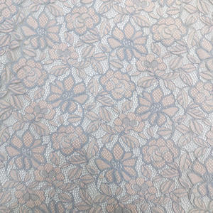 YY 高品質 花柄 バラ模様 コットン・ナイロン混紡 レッド アイラッシュコード アフリカンレース生地 女性用・パーティードレス用 - Product Image 4