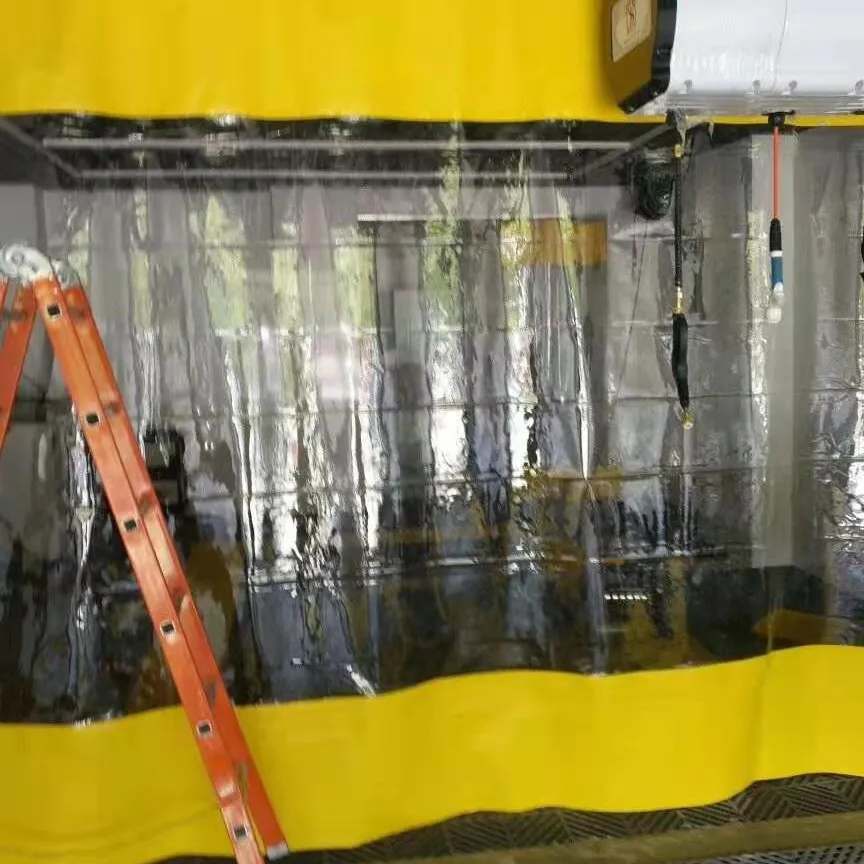 Rideau industriel PVC robuste et rideau d'entrepôt en plastique