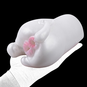 GEEBA Dual Channel Male <b>Masturbator</b> Cup Fantasy Pig Vagina Anal for Men Penis Stroker Sex Toys Artificial Vaginal Pocket Pussy - Product Image 4