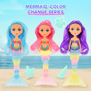 SY 7,5 pulgadas Mini <span class=keywords><strong>sirena</strong></span> princesa muñeca pequeña <span class=keywords><strong>sirena</strong></span> vestir bebé muñeca juguete para juego <span class=keywords><strong>de</strong></span> simulación marioneta teatro producto - Product Image 2