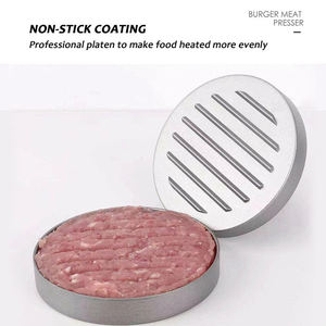 Prensa para <span class=keywords><strong>Hamburguesas</strong></span> Antiadherente de Aluminio, Molde para Carne de Hamburguesa, Accesorios para Parrilla de Barbacoa, Prensa para <span class=keywords><strong>Hamburguesas</strong></span> - Product Image 5