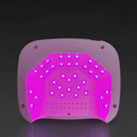 Nouvelle lampe à ongles LED sans fil professionnelle haute puissance 108W à lumière rouge, rechargeable, avec fonction de rappel sonore, pour salon et usage domestique, pour le durcissement du gel UV